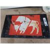 Image 2 : 2 metal Signs 1) Michelob Beer (Embossed) 35" x 17" & 1) Metal No Bull 10" x 18"