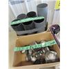 Image 3 : Plumbing Fittings 3" ABS & Various , MJ & Fern Co. Clamps, Back Water Valve Ext