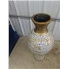 Image 2 : 30" Tall Heavy Mosiac Decor Vase