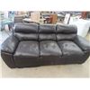 Image 1 : Black Leather Couch