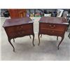 Image 1 : 2- 2 Drawer End Tables/ Night Tables 27" x 22" x 16"