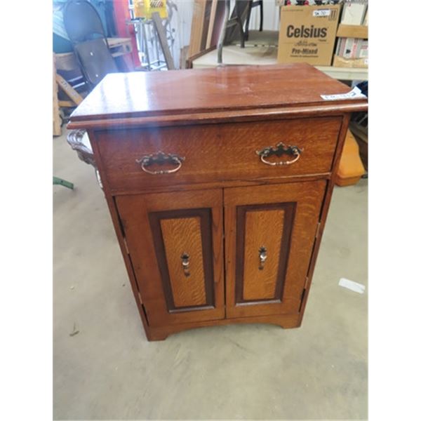 Oak Cabinet 36  x 26  x 16 