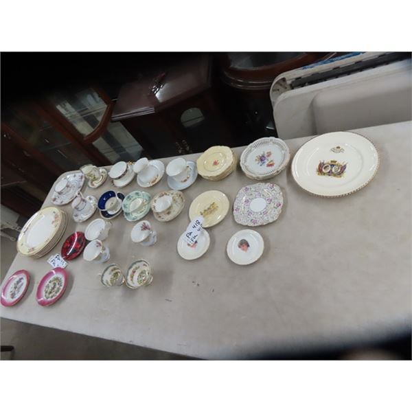 China, Royalty Cups & Saucers, Petite Point , Royal Doulton Plus More