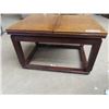 Image 1 : Fold Out Coffee Table- 18" x 28" x 20" & Folds Out to 18" x 56" x 20" & Pedestal Stand