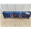 Image 2 : Light Up Pepsi Display 7" X 24" - 2 Sided