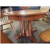 Image 2 : (IR) Maple Table w 4 Chairs - 42" RD Plus 12" leaves