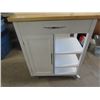 Image 1 : (IR) Portable Kitchen Island 30"H 29"W17"D