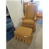 Image 2 : (IR) Wing Back Chair & Ottoman & Wing Back Chair