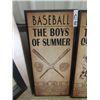 Image 2 : 2 Baseball Pictures 12" x 26"