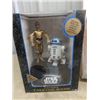 Image 2 : 3 Items - Star Wars - Obiwan Kenobi Figurine in B Electronic Talking Bank in Box , Monopoly Factory 