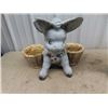 Image 2 : Cement Donkey Planter & Cement Water Fountain 30"T