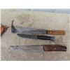 Image 2 : 3 Knives , 2 Are Hunting w Holsters & 1 Sugar Beet