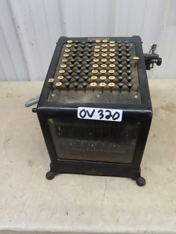 Adding Machine Clear Burrough's Adding Machine w Clear Vision