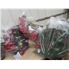 Image 3 : (IR) New Cond 4 Bags Christmas Decorations Wreaths, Flowers Plus More!