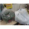 Image 2 : (IR) 4 bags New Condition Christmas Wreathes & Mor Plus a 40" Tall Christmas Mouse