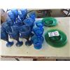 Image 1 : (IR) Blue Glassware & Plates
