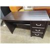 Image 1 : Computer Desk w Pullout Drawer 30" x 49" x 22" - Few Marks On One Sidw