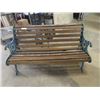 Image 1 : (X) Yard Bench w Cast Ends 49"W