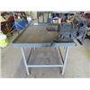 Image 2 : (X) Steel Table w Large Vise 28"x 36"X 21"