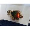 Image 2 : (IR) 14K Gold Ammolite Pendant - New in Box & Pamphlet