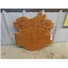 Image 1 : Wooden Harley Davidson Carving 20" x 22"