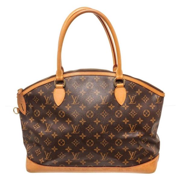 Louis Vuitton Brown Lockit It Horizontal Tote Bag