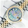 Image 2 : Rolex Mens 2 Tone Tahitian MOP Diamond 36MM Datejust Wristwatch Oyster Perpetual