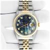 Image 3 : Rolex Mens 2 Tone Tahitian MOP Diamond 36MM Datejust Wristwatch Oyster Perpetual
