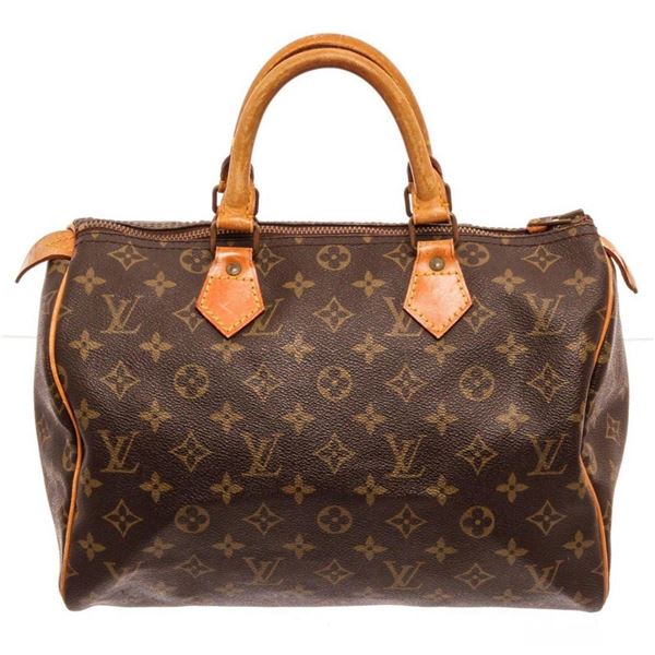 Louis Vuitton Brown Speedy 30cm Satchel Bag