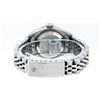 Image 7 : Rolex Ladies Stainless Steel Purple Diamond Quickset Datejust Wristwatch 26MM
