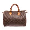 Image 1 : Louis Vuitton Brown Monogram Speedy 35cm Satchel Bag