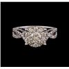Image 2 : 1.35 ctw Diamond Ring - 14KT White Gold