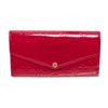 Image 1 : Louis Vuitton Red Vernis Leather Sarah NM Wallet