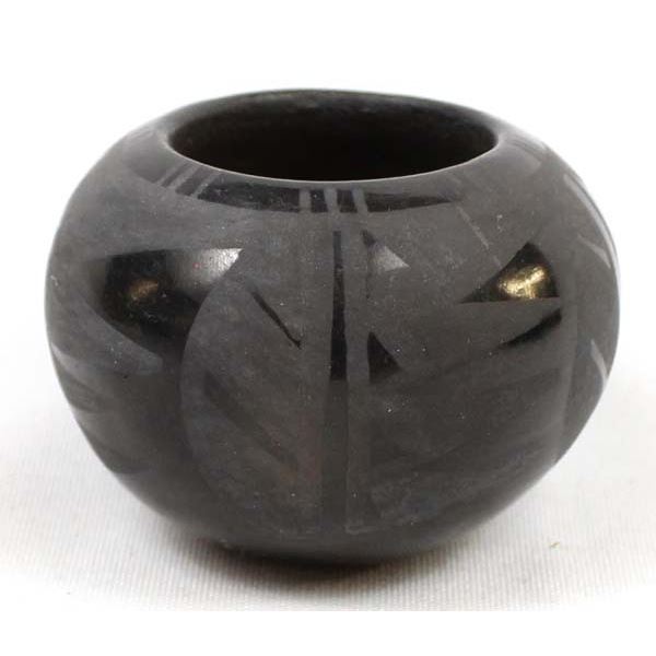 Vintage Native American Santa Clara Pottery Jar by Berdel