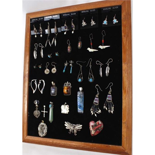 Collection of Earrings & Pendants