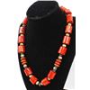 Image 1 : Large Sponge Branch Red Coral Necklace