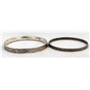 Image 2 : 2 Silver Bangle Bracelets
