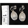 Image 8 : Taxco Sterling Leverback Clip-On Earrings