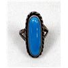Image 1 : Vintage Navajo Sterling Turquoise Ring, Size 4.5