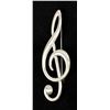 Image 1 : Vintage Danecraft Sterling G Clef Pin