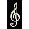 Image 2 : Vintage Danecraft Sterling G Clef Pin