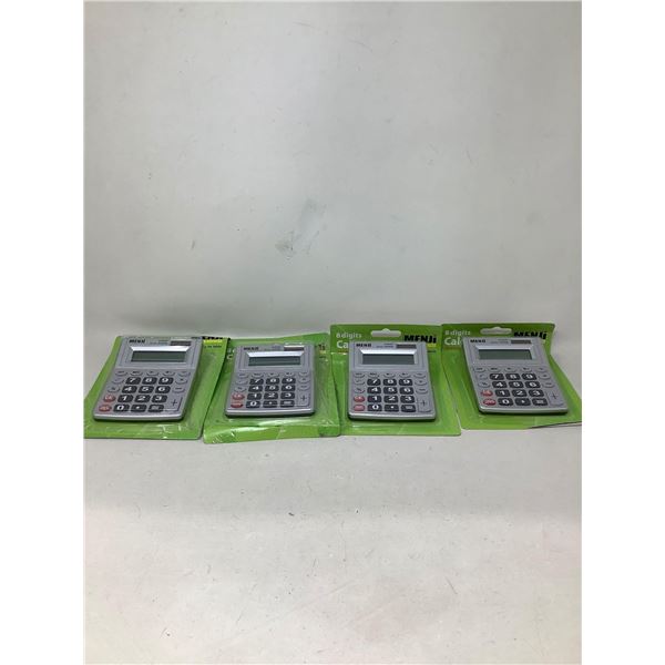 Lot of 4 NEW Desk Calculators