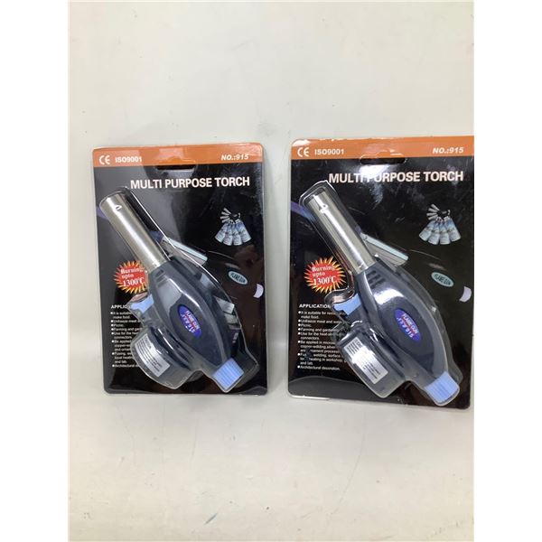 Lot of 2 NEW Multi Purpose Butane Torch Heads