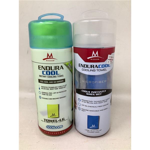 Lot of 2 NEW Endura instant cooling sport towels