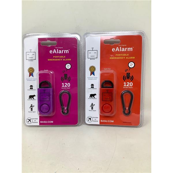 Lot of 2 NEW e alarm personal portable 120 decibels