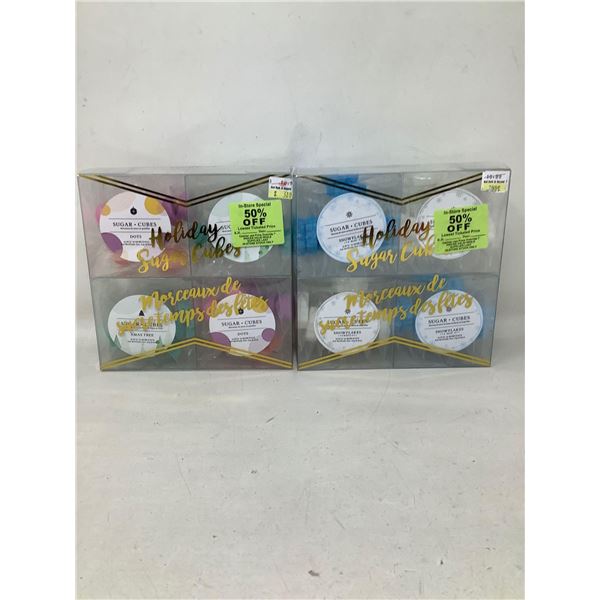 NEW Holiday Sugar Cubes, Lot of 2