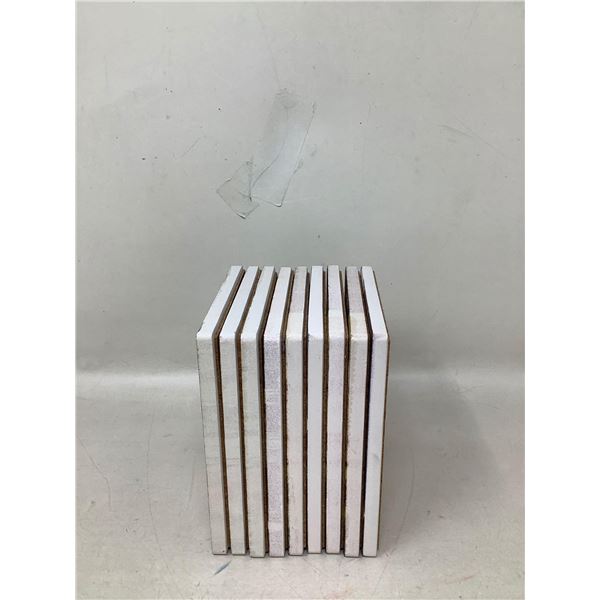 NEW Lot of 8 wine country ceramic coasters