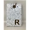 Image 1 : NEW Terrazzo Stone Monogram Service cutting cheese board