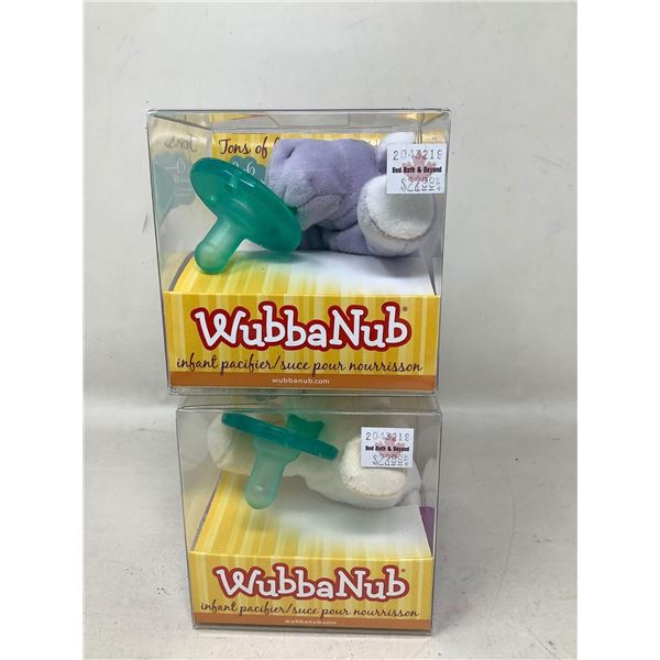 NEW WubbaNub infant pacifiers Lot of 2