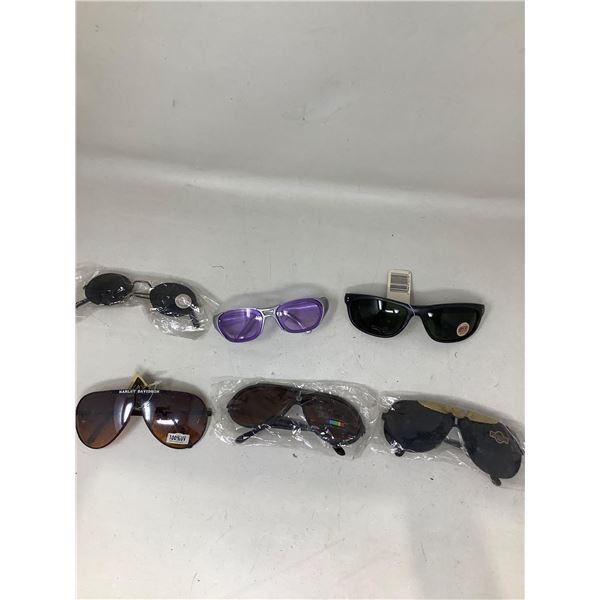 Lot of NEW assorted sunglasses lot of 6